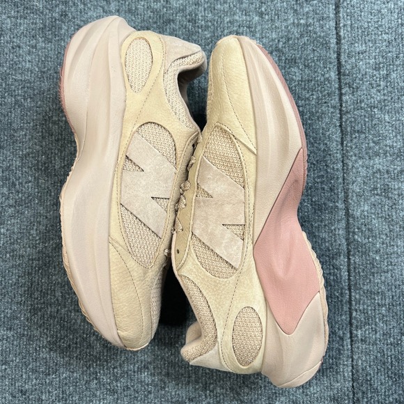 RARE New Balance WRPD Runner Mens 8.5 Taupe Leather Mesh Sneakers Shoes UWRDPFCB - Picture 5 of 10